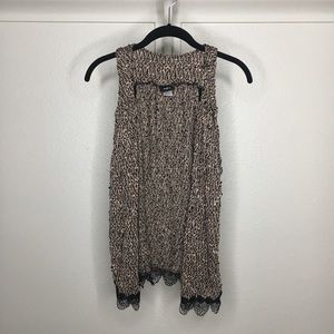 Cute cotton ball lace coverup vest